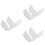 6Pcs White Kitchen Organizer Dividers Reusable Home Storage 7