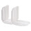 6Pcs White Kitchen Organizer Dividers Reusable Home Storage 2