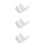 6Pcs White Kitchen Organizer Dividers Reusable Home Storage 9