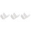 6Pcs White Kitchen Organizer Dividers Reusable Home Storage 5
