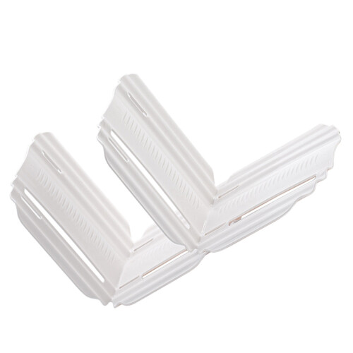 6Pcs White Kitchen Organizer Dividers Reusable Home Storage 2