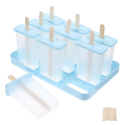 3Sets Eismacher Aus PP Und Holz, Himmelsblau, DIY Form 1