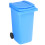 10Pcs Mini Blue Desktop Trash Can PP Kitchen Table Waste Bin Organizer 2