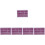 5Pcs Multi-Function Purple Plastic Desk Drawer Storage Organizer Box 7