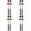 8Stk Tongue Drum Mallets Holzgriff Percussionsticks 7