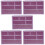 5Pcs Multi-Function Purple Plastic Desk Drawer Storage Organizer Box 9