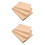 6Stk Kraftpapier Notizbuch Organizer Ringbuch A5 in Khaki Farbe 6