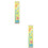 2Pcs Kids Height Chart Wall Hanging Multi Wooden Canvas Growth Chart 7