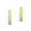 2Pcs Kids Height Chart Wall Hanging Multi Wooden Canvas Growth Chart 4