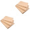 6Stk Kraftpapier Notizbuch Organizer Ringbuch A5 in Khaki Farbe 5