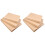 6Stk Kraftpapier Notizbuch Organizer Ringbuch A5 in Khaki Farbe 4