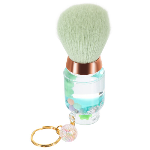 3Stk Make-Up Grün Mit Schlüsselanhänger Blush Puder