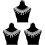 15Stk Spitzenkragen Weiß False Collar Komfortables Design 2