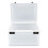 Durable Lock Box With3Digit Combination Portable Child Proof Secure Transparent Storage Medical Grade Plastic Stackable Large Capacity Top Opening 1