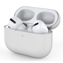 Capa de silicone para AirPods Pro, capa protetora à prova de choque com encaixe perfeito, textura antiderrapante e proteção 360, compatível com