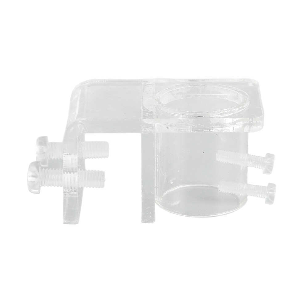 High Transparency Acrylic Aquarium Water Pipe Clamp 25Mm Inner Diameter 3561373147886