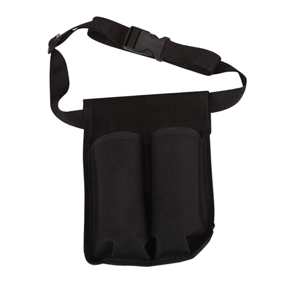 Massage Bottle Holster Waist Double Holder Durable for Massage Oil Bla