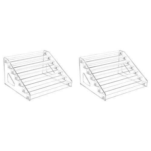 2X Transparent Paint Storage Box, Miniature Paint Rack 7-Layer Paint Storage Rack,  Paint Storage Rack