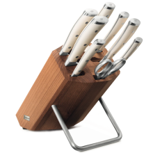 WUSTHOF CLASSIC IKON CREME 9PCS KNIFE BLOCK SET