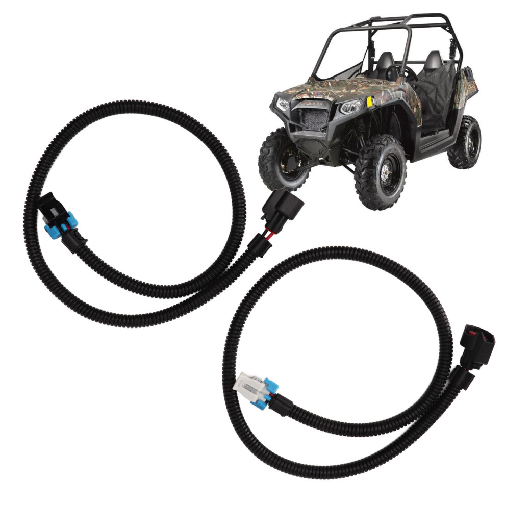 2Pcs 24In Fuel Injector Pigtail Harness Replacement For Polaris Ranger & Rzr 800 4991372451834