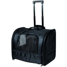 TRIXIE Rollentasche für Katze und Hund - Schwarz - 45 41 31 cm