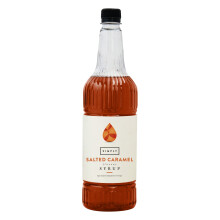 Simply Salted Caramel Syrup, Vegan & Nut Free Flavoured Syrup for Coffee, Cocktails & Baking (1 Litre)