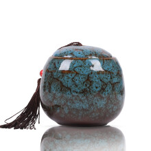 Handicrafted Mini Ceramic Keepsake Urn 6 cm Pet Human Ashes Blue