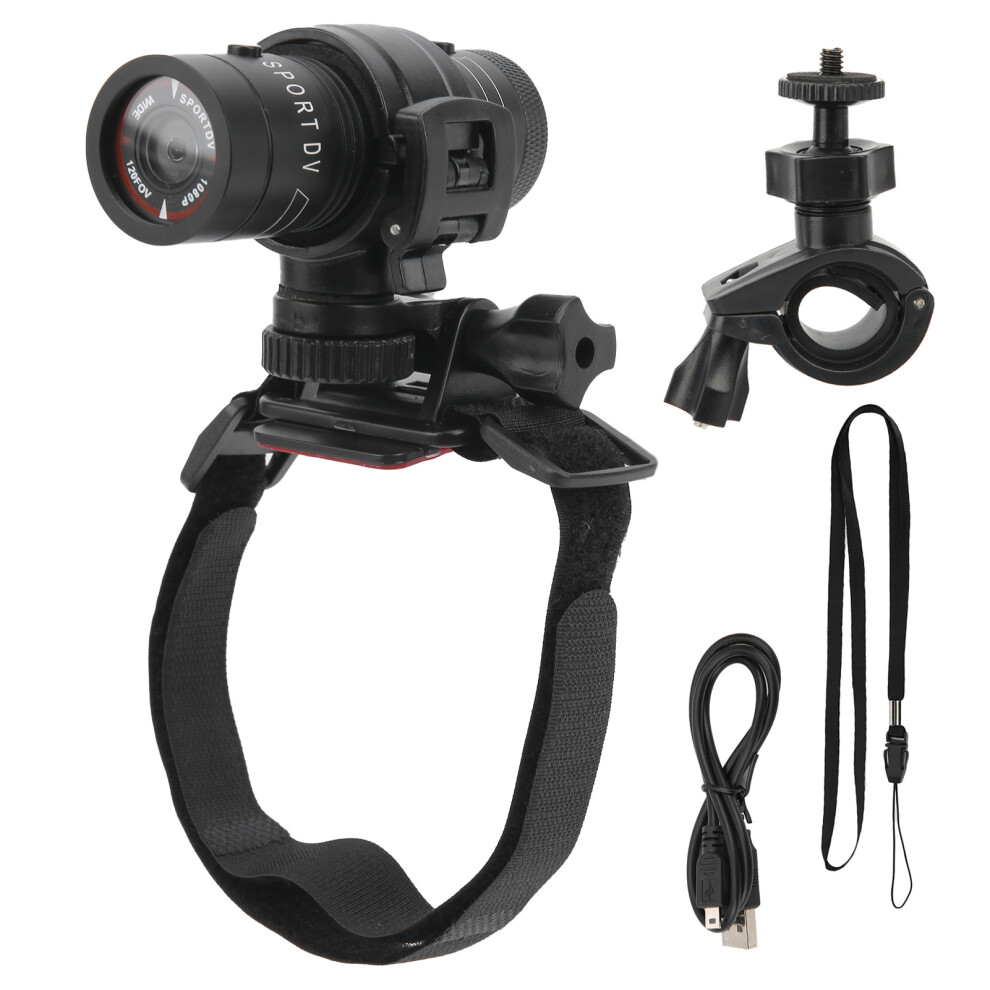 Sensor Sports Camera Helmet Mountable Dash Camcorder, Waterproof Shock Resistant Outdoor Mini Action Dvr With Full Hd Resolution Wide Angle Lens 9557311472480