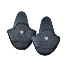 2x Motorcycle Helmet Earmuffs wind blocks Helmet Side Covers Durable