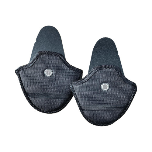 2x Motorcycle Helmet Earmuffs wind blocks Helmet Side Covers Durable