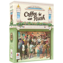 Juego de gestión - ASMODEE - KBGCR01FR - Coffee Rush - 2 jugadores o más - 30 min de juego