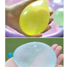 111 Pcs Water Balloons Latex Mixed Color Self Sealing Quick Fill Toy for Kids