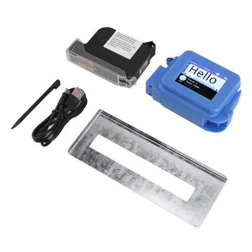 Portable Printing Machine Print Code Date Label With Fast Drying Ink Compatible For Metal Glass Plastic For Touchscreen Edit Directly Use