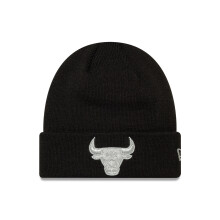 Chicago Bulls Beanie Cuff Knit Metallic Cuff New Era Black