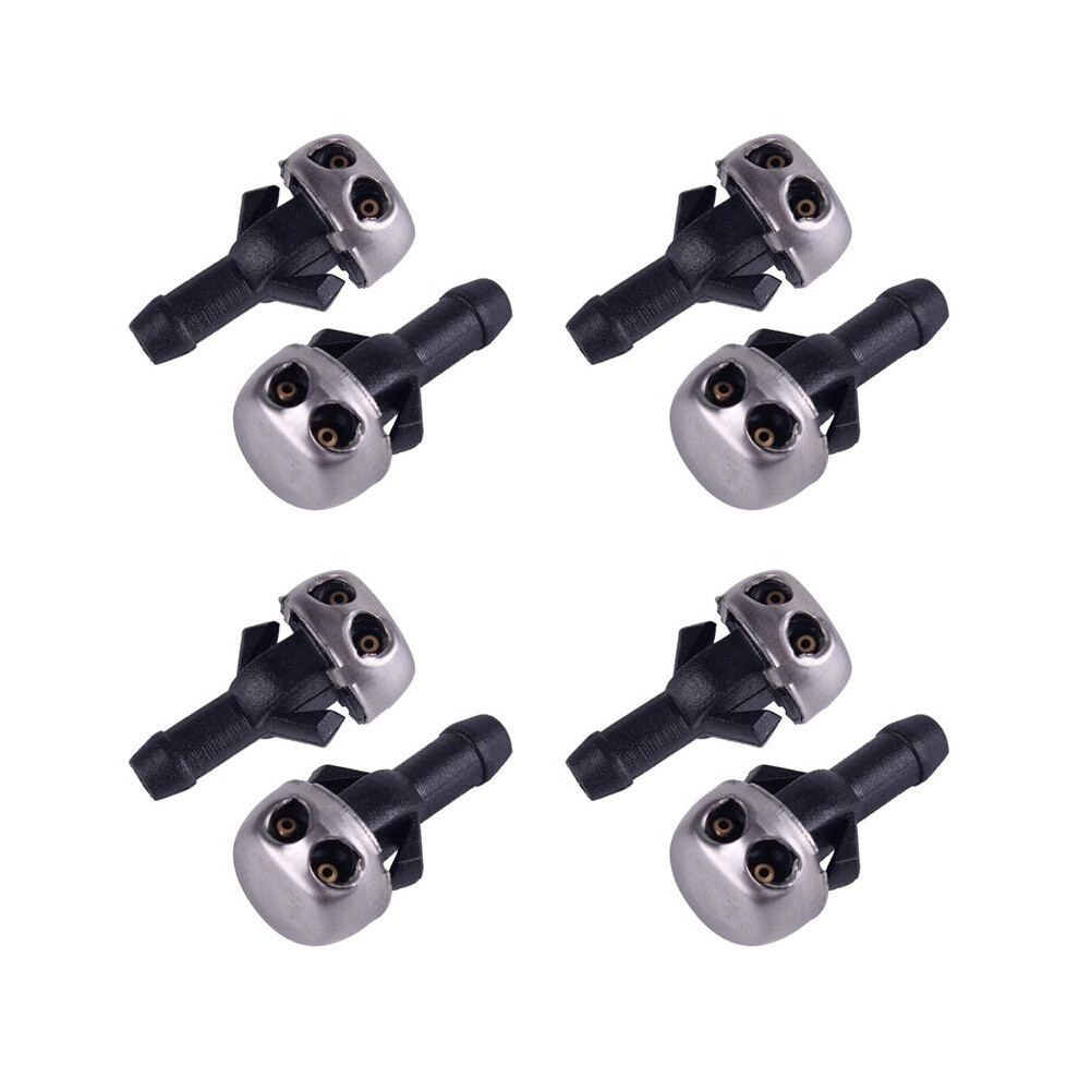 8Pcs Windshield Washer Nozzle Water Spray Jet Fit For R107 W114 W115 230 240D 380 450 560 Sl Slc 1078600147 6033799406061