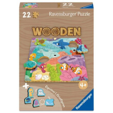 Unterwasserwelt - Holzpuzzle - 22 Teile - ab 4 Jahren - Ravensburger