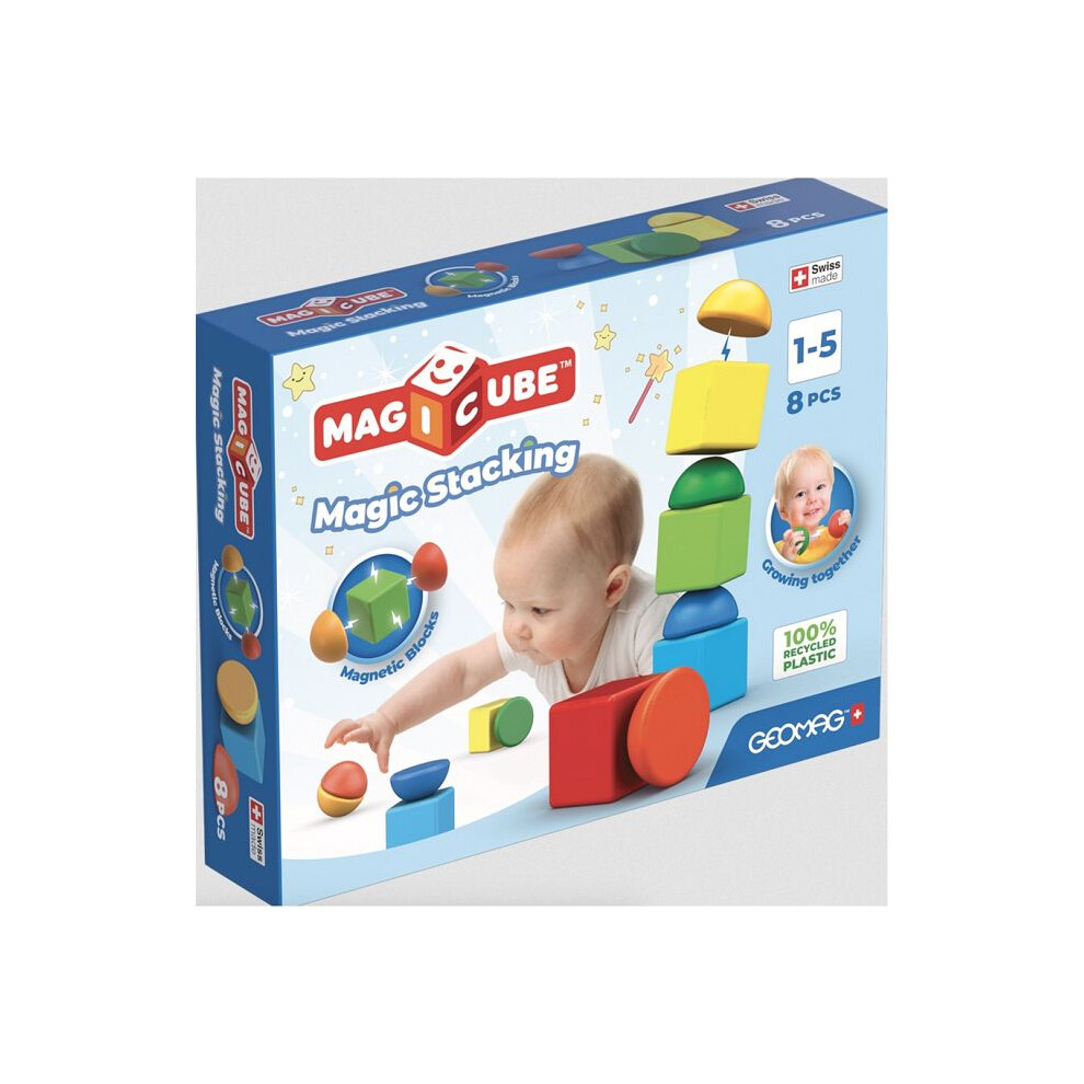 Geomag Magicube Magnetic Cubes - 8 Pieces