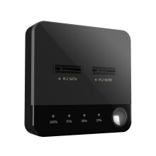 M.2 SATA M.2 NVMe Duplicator with Storage Box Portable Hard Drive Dupl