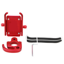 Angle d'inclinaison réglable pour support de téléphone universel, compatible avec guidon et protection rembourrée en silicone, interface pour