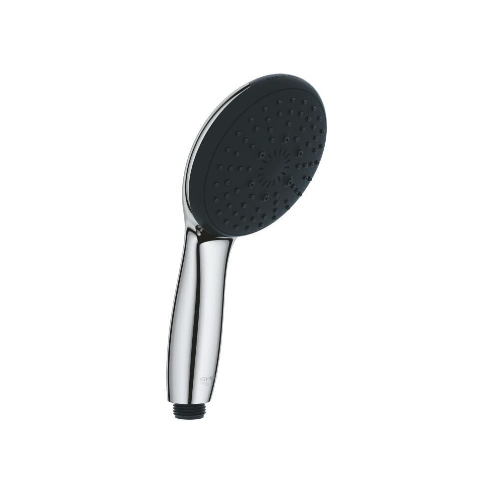 Grohe Vitalio Start 110 - Hand Shower (Round 11 Cm Shower Head 3 Sprays: Rain, Jet And Massage, Anti-Limescale System, Silicone Ring, Universal Mounting