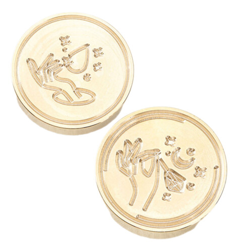 2Pcs Wedding Sealing Stamp Head for Wedding-Combination three