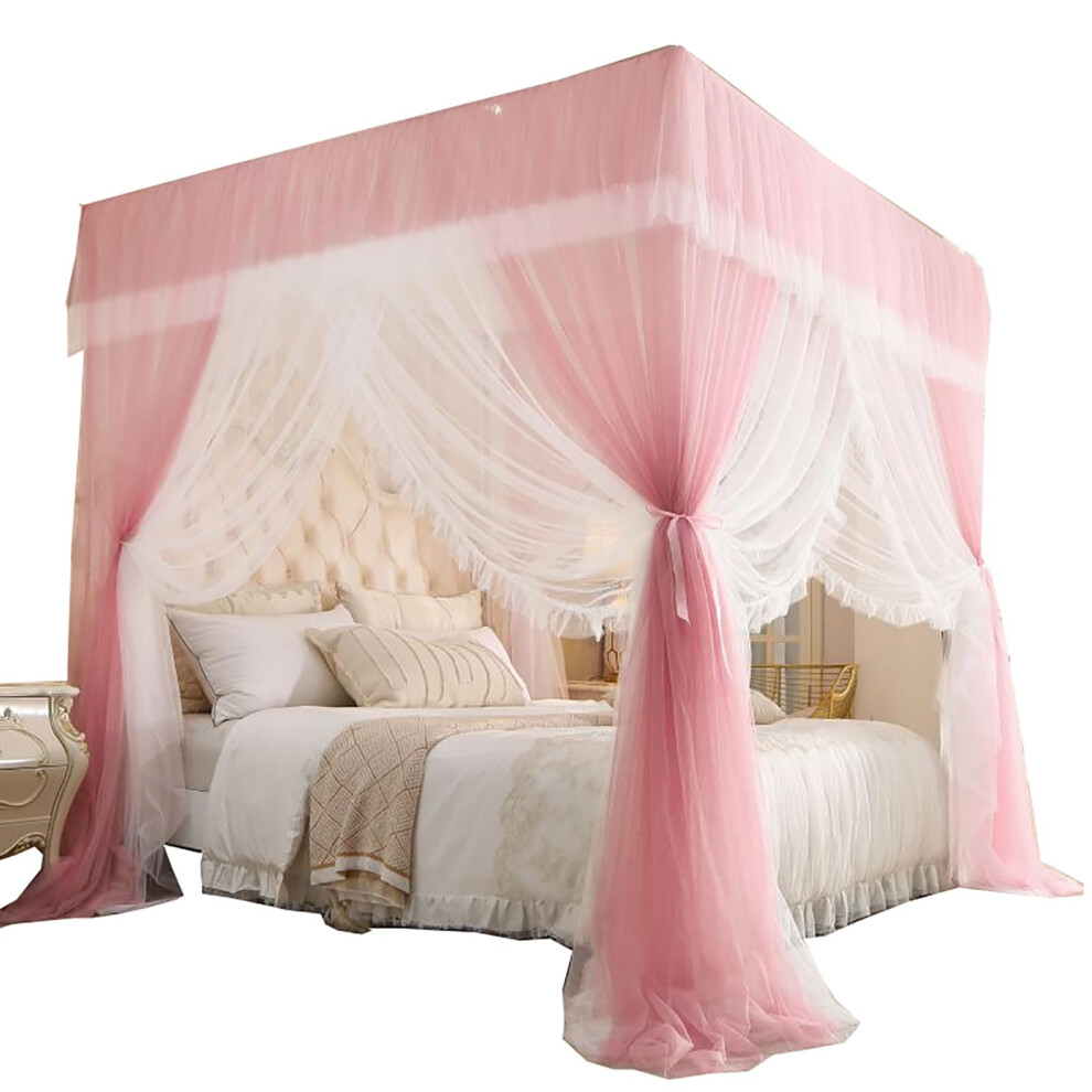 Princess Bed Canopy 180 X 200 Cm Pink