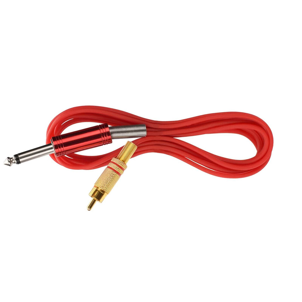 Tattoo Clip Cable Cord Thicken Anti Slip RCA Interface Cables for Tatt