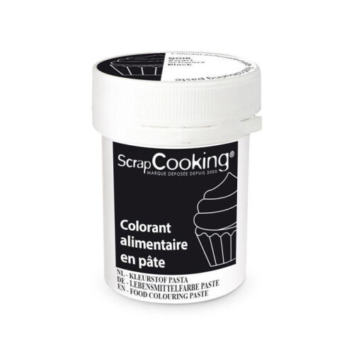 Lebensmittelfarbe in Paste 20 g - Schwarz