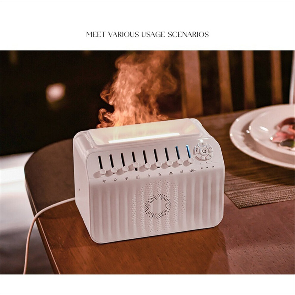 White/Light Bluetooth Speaker Noise Sleep Aid Night Diffuser Humidifier Machine Free Combination Of 8 Goup Nature Sound