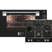 Kaiser EH 9309+KCG 6394, Four encastrable 90 cm 105L +plaque de cuisson gaz 60 cm