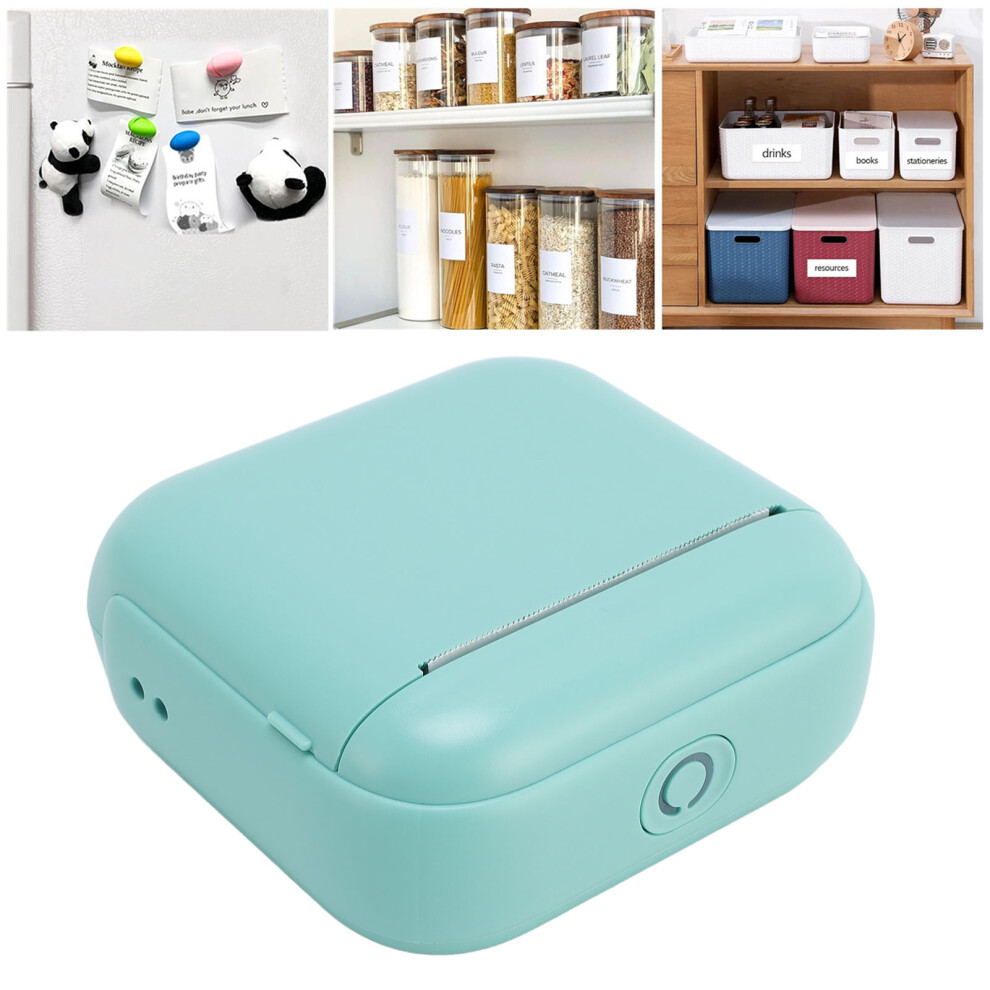 Portable Bt Thermal Printer 203Dpi, 8.5X8x4cm, Green 7891378265756