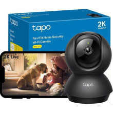Überwachungskamera WiFi Innen 2K (3MP) 360 - TP-Link Tapo C211 - Nachtsicht - Personenerkennung - Bewegungsverfolgung