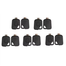 10pcs Universal KEYDIY Transponder Car Key Fob Shell Case for KD VVDI Key Blade Key  with Chip Holder
