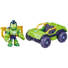 Figurine Iron Hulk und Fahrzeug Bolide blindé, Marvel Iron Man und seine großartigen Freunde, ab 3 Jahren